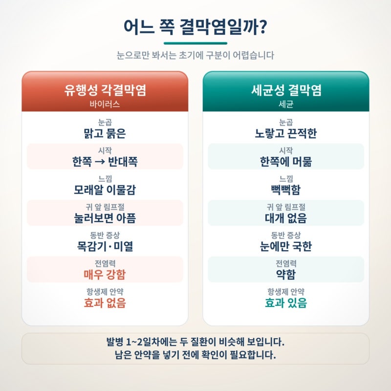 눈곱 끼고 충혈됐다면? 유행성 각결막염 격리 기간과 학교 보내도 되는 시점 사진 3