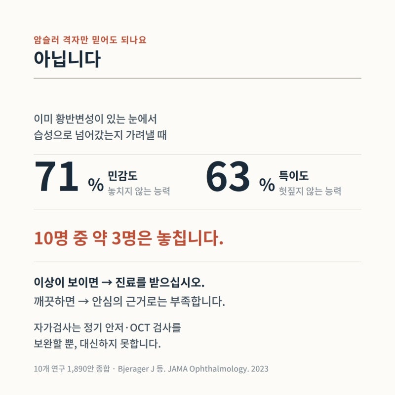 หากมองเห็นวงกบประตูหรือแนวยาแนวกระเบื้องบิดเบี้ยว — เช็กง่ายๆ ที่บ้านใน 30 วินาที โดยปิดตาทีละข้าง 사진 5